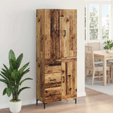Highboard Old Wood 69.5 x 34 x 180 cm Engineered Wood 3415684