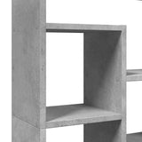 Bookcase Concrete Grey 72x20x120,5 cm Engineered Wood 858159