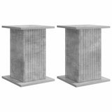 Plant Stand 2 pcs Concrete Grey 30.5 x 30 x 43 cm 899805