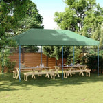 Foldable Party Tent Pop-Up Green 580x292x315 cm 4004936