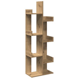 Book Cabinet Artisan Oak 48x25.5x140 cm Engineered Wood 856695