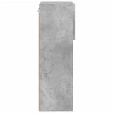2 Piece TV Cabinet Set with LED Lights Concrete Grey 40,5x30x90 cm 837050