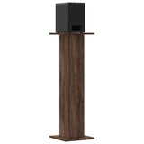 Speaker Stands 2 pcs Brown Oak 30x30x95 cm Engineered Wood 852678