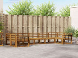 Outdoor Sofa Set 7 pcs Natural Solid Acacia Wood 3366927