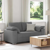 Sofa Dark Grey 160 x 77 x 82 cm Fabric 4105218