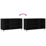Shoe Cabinet Black 102x36x60 cm Engineered Wood 831405