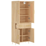 Highboard Sonoma Oak 69.5x34x180 cm Engineered Wood 3199868