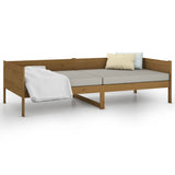 Day Bed without Mattress Honey Brown Solid Wood Pine 90x190 cm Single 820250