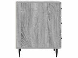 Bedside Cabinet Grey Sonoma 43 x 41 x 66.5 cm Engineered Wood 894791