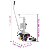 Trailer Jack Wheel 12 V 550 W Aluminium 4013455