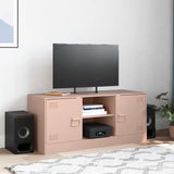 TV Cabinet Pink 99x39x44 cm Steel 841686