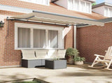Retractable Awning Beige 350 x 200 cm Fabric 3329718