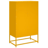 Highboard Mustard Yellow 68.5x39x111.5 cm Steel 846605