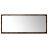 2 Piece Bathroom Furniture Set Smoked Oak Engineered Wood 826623