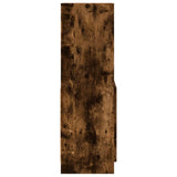 Highboard Smoked Oak 63x33x100 cm Engineered Wood 855101