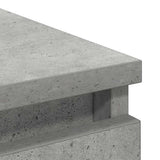 Sideboard Concrete Grey 80x35x76 cm Engineered Wood 861736