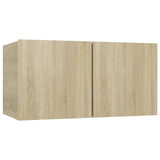8 Piece TV Cabinet Set Sonoma Oak Engineered Wood 3079029