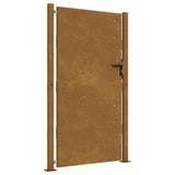 Garden Gate 100x200 cm Corten Steel 153267