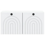 Wall-Mounted TV Cabinet White 59.5 x 31 x 30 cm Engineered Wood 898195
