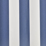 ZNTS Awning Top Sunshade Canvas Blue & White 6 x 3 m 141012