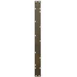 Dining Table Legs V-Shape 3 pcs Natural Steel 100x cm Steel 4012675