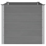 Garden Raised Bed WPC 150x100x91 cm Grey 43610