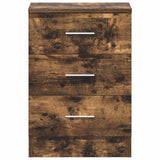 Bedside Cabinets 2 pcs Smoked Oak 38x35x56 cm Engineered Wood 815322