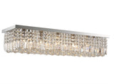 Modern Crystal Ceiling Light Square Crystal Chandelier for Living Room, Dining Room, Hall, E14 Base, T3398P343180