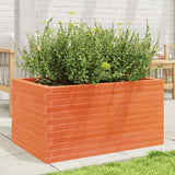 Garden Planter Wax Brown 90x60x45.5 cm Solid Wood Pine 847280