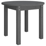 Coffee Table Grey 55x45 cm Solid Wood Pine 822329