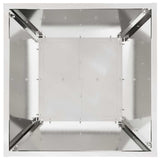Pillar Planter Silver 40 x 40 x 100 cm 873862