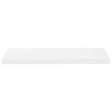 Floating Wall Shelves 4 pcs High Gloss White 80x23.5x3.8 cm MDF 323753