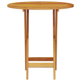 Folding Bistro Set Folding 3 pcs Brown Solid Acacia Wood 3375694