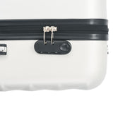 Hardcase Trolley Set 3 pcs Bright Silver ABS 91887