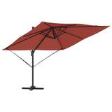 Roma Parasol Red 286 x 284 x 265 cm Aluminium and Polyester 42003342