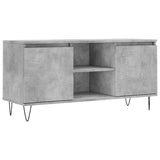 TV Cabinet Concrete Grey 104x35x50 cm Engineered Wood 827016