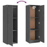 TV Cabinets 4 pcs Grey Solid Wood Pine 3100251