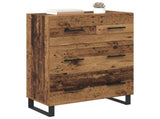 Sideboard Old Wood 69.5 x 34 x 90 cm Engineered Wood and Iron 881522