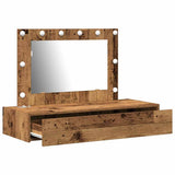 Dressing Table Brown 100 x 40 x 70 cm Engineered Wood 865242