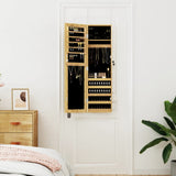 Mirror Jewellery Cabinet Wall Mounted 30x8.5x106 cm 353216