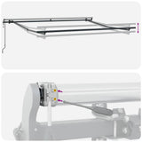 Awning Frame Anthracite 350 x 250 cm Aluminium 313250