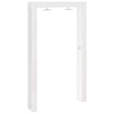 Outdoor Shower 226 cm Solid Pine Wood and Stainless Steel White 886341