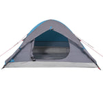 ZNTS Camping Tent Dome 2-Person Blue Waterproof 94644