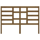 Bed Headboard Honey Brown 156x4x104 cm Solid Wood Pine 818148