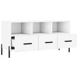TV Cabinet White 102x36x50 cm Engineered Wood 829044