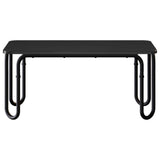 Coffee Table Black 100 x 50 x 45 cm Engineered Wood 8007723