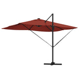 Umbrella Terracotta 352 x 251 x 265 cm Polyester and Aluminium 42003334
