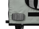 Pet Bike Trailer Grey and Black Oxford Fabric and Iron 93888
