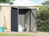 Garden Shed Anthracite Galvanised Steel Medium 46291