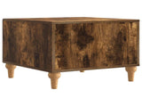 Coffee Table Smoked Oak 49 x 50 x 40 cm Engineered Wood 894280